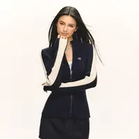 Ariseism 美式复古设计感拉链开衫毛衣女2025秋季新款上衣