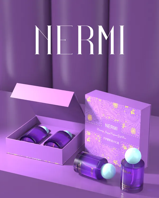 NERMI浮梦爵影香水套盒 紫色 （包装拆开无法退换）