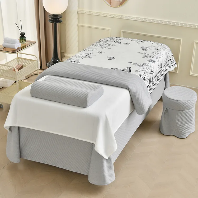 高档轻奢美容四四季通用美容院专用床品美容美容床被套美容床单