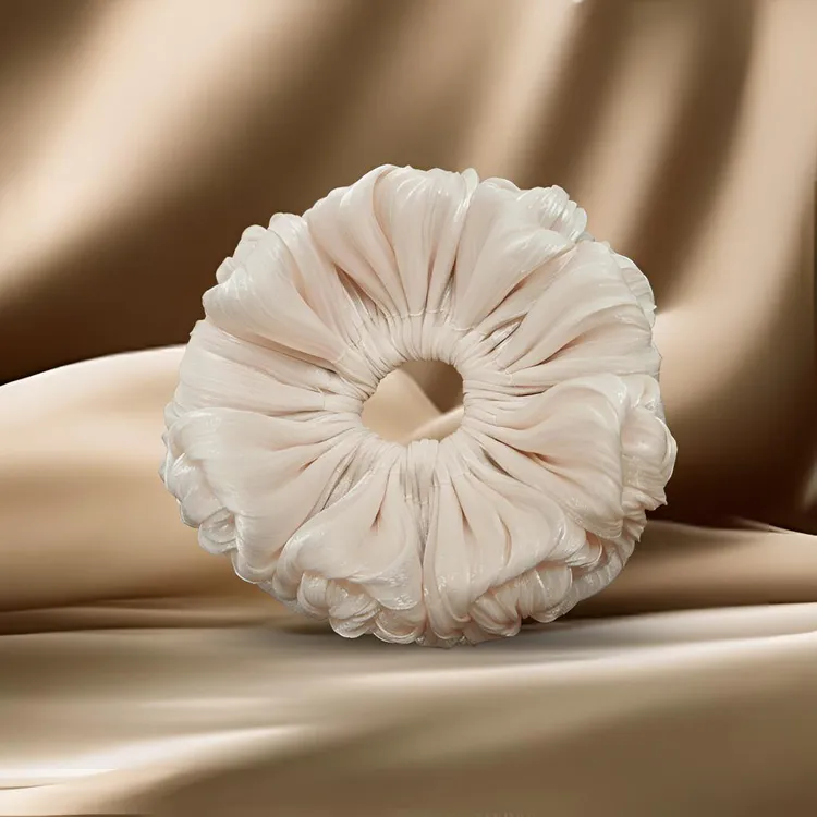 日韩民族风欧根纱发圈发绳成人头花发饰弹力发饰甜美日系