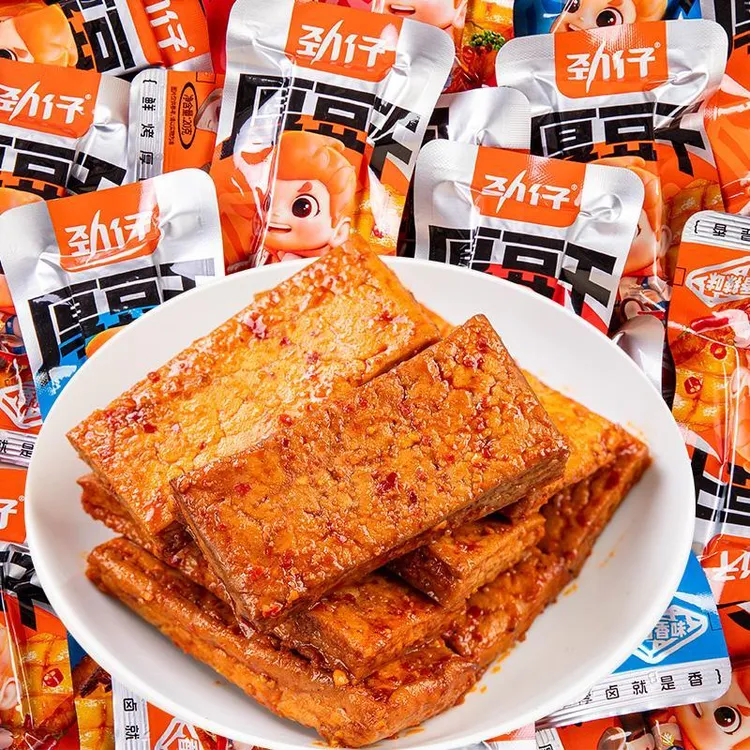 劲仔厚豆干豆腐干零食小包装平江酱干办公室小吃零食湖南特产食品