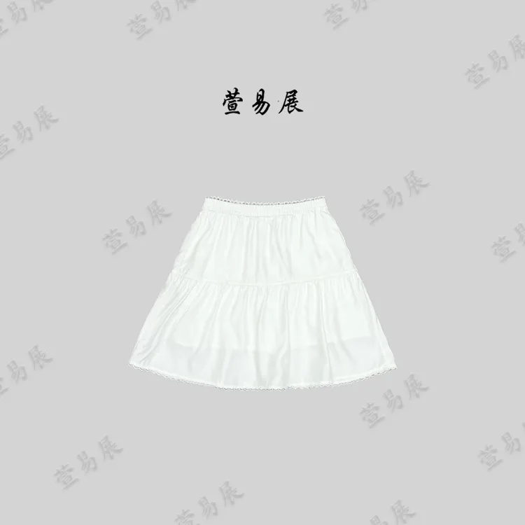 萱易展-”梦芭蕾“100莱赛尔蕾丝饰边带裙裤防走光半裙-LQ1208