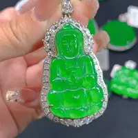 翡翠颈饰银S925镶嵌1111111111