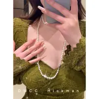 合金琉璃项链 DMcc【美甲珍珠】蕾丝套装搭配珍珠项链