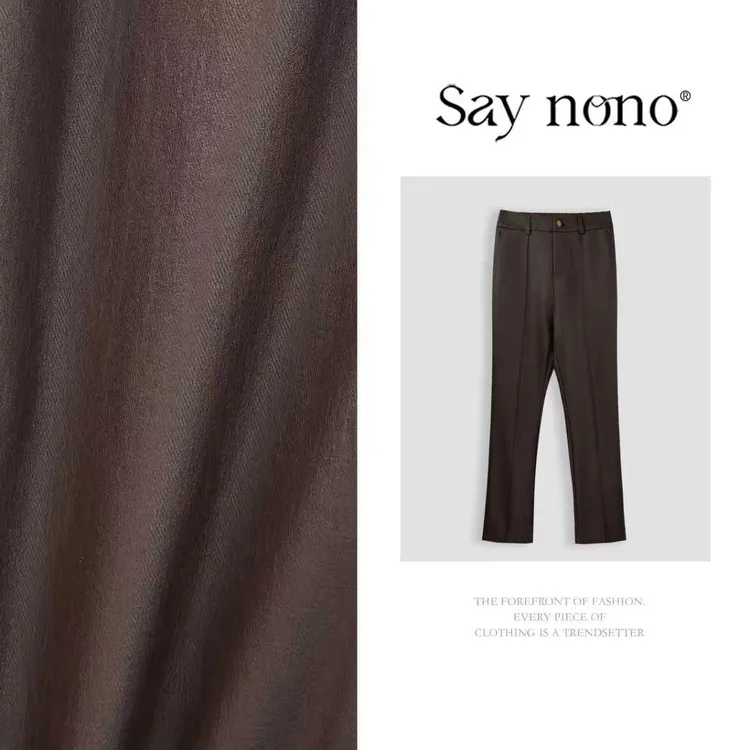 懒猫nono│Saynono  时尚高级感休闲纯色直筒阔腿裤 GR1105SY