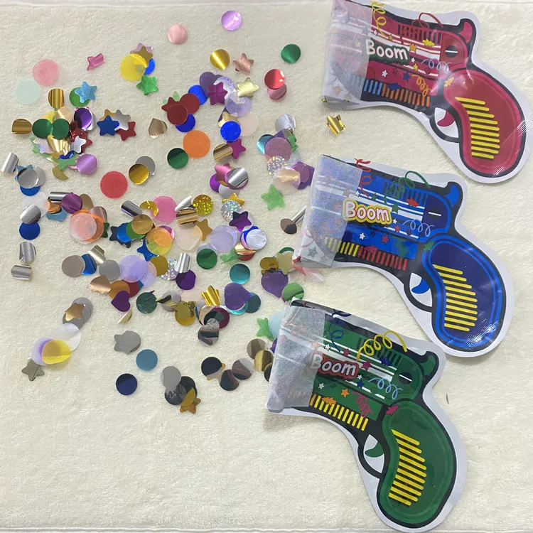 【每单-0.2】礼花炮节日创意自动充气礼花枪生日气氛道具幼儿