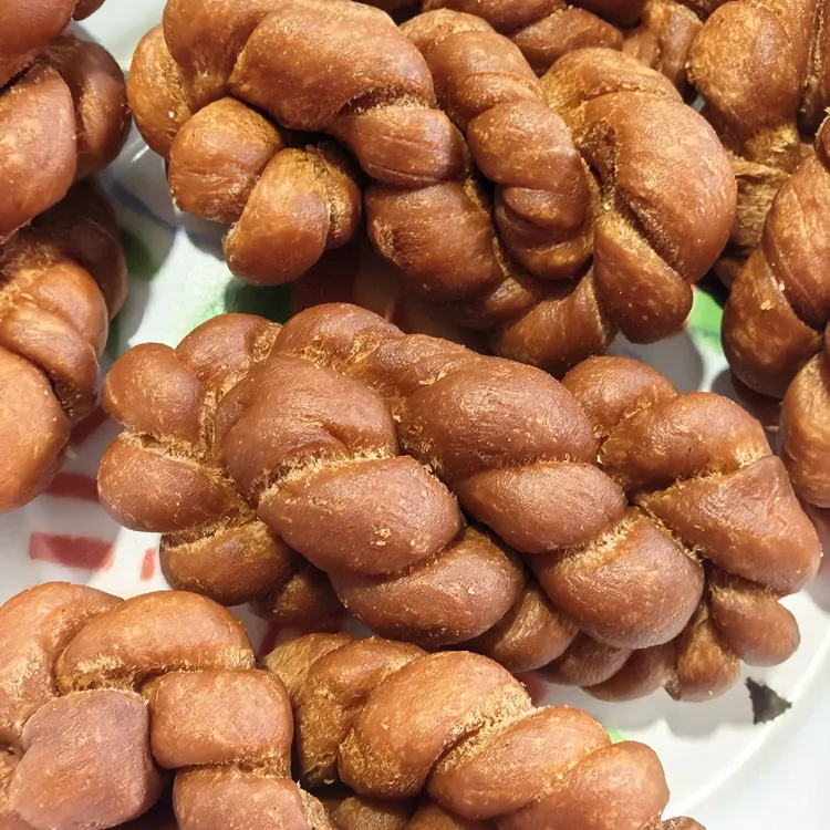 胡麻油手工脆麻花（怕碎勿拍）