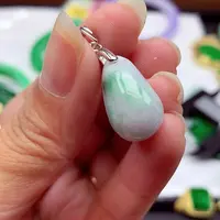 翡翠银S925镶嵌颈饰翡翠