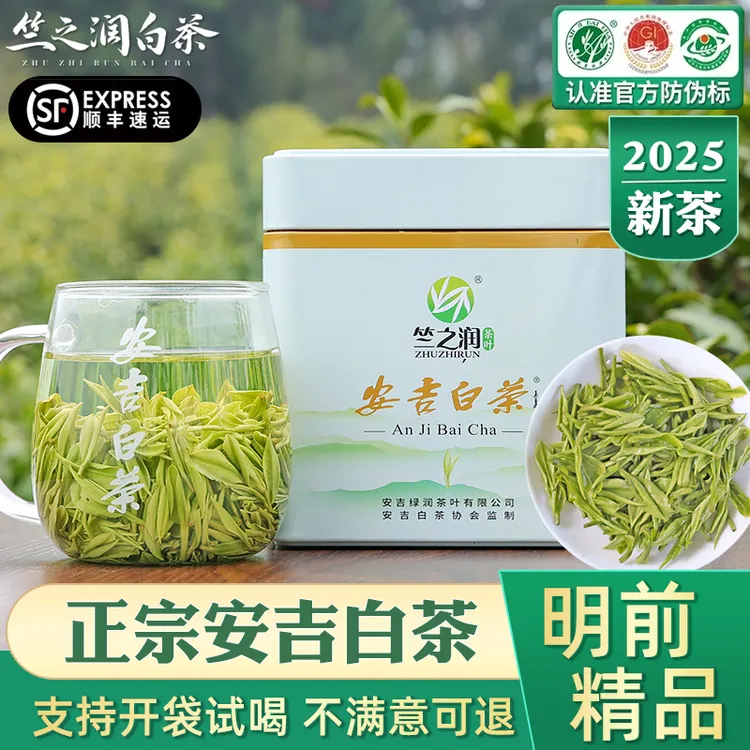 竺之润6【2025年新茶】正宗安吉白茶明前精品小芽安吉原产地茶场