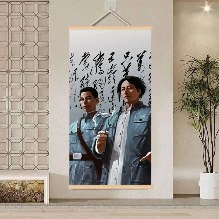 伟大领袖毛画像壁画挂画用于客厅中堂玄关书房装饰框画