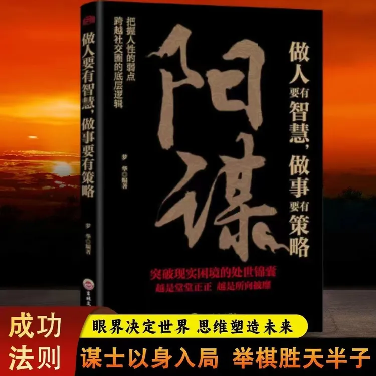阳谋做人要有智慧做事要有策略人生哲学谋略之道成功法则智慧书籍