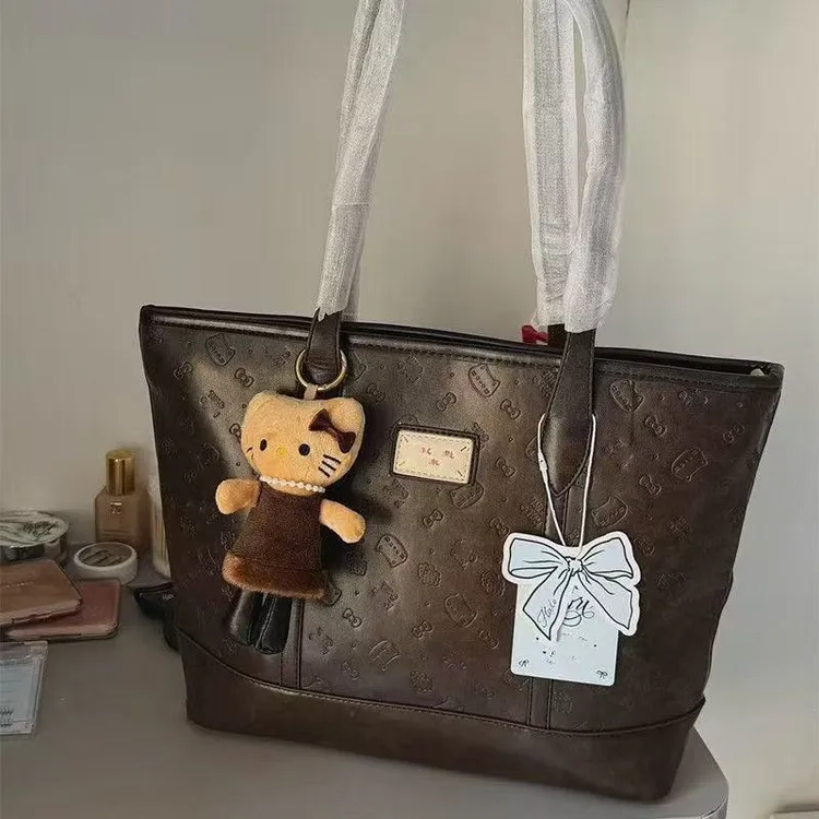 复古新款枕头包秋冬上班大容量通勤单肩手提波士顿手提包