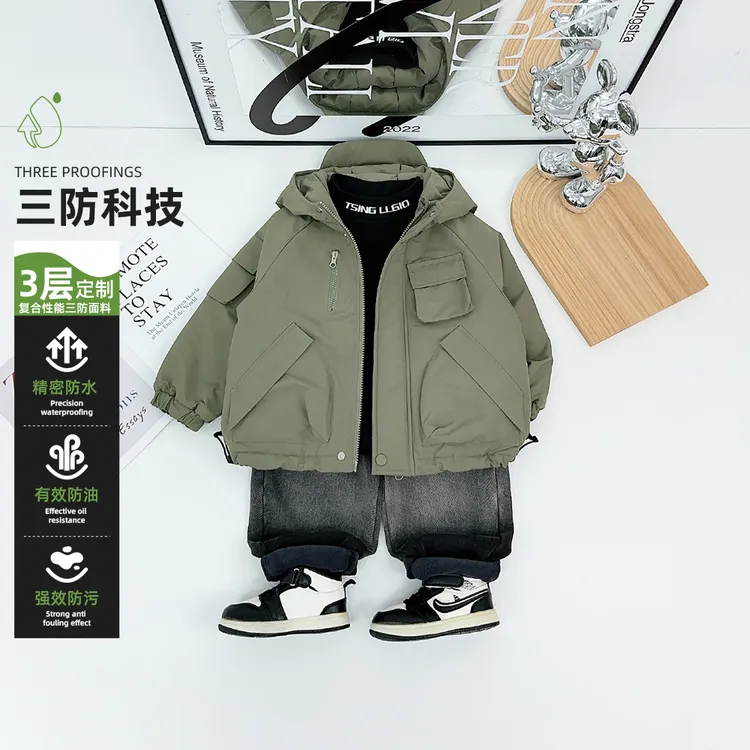 男童加厚外套秋冬款2025秋新款秋冬装儿童 WG28572 悠悠童话童装