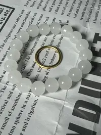 足金豪镶古法光面戒指时尚款《先鉴后发》3009