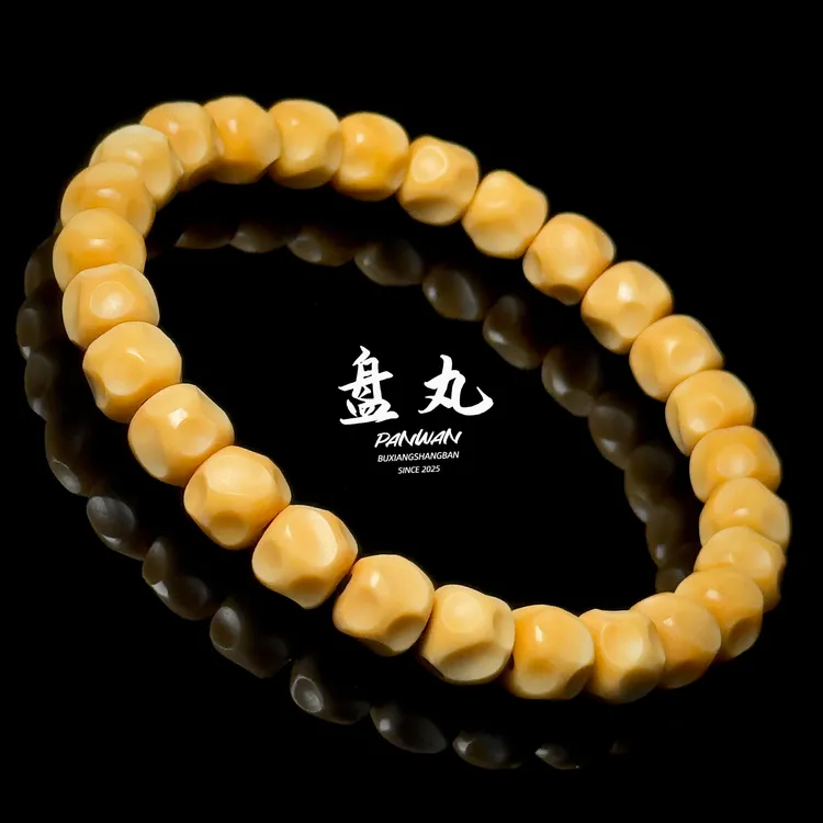 【无相手串】9×8 原生态龙脊菩提 27颗 圈口19 文玩手串【盘丸出品】