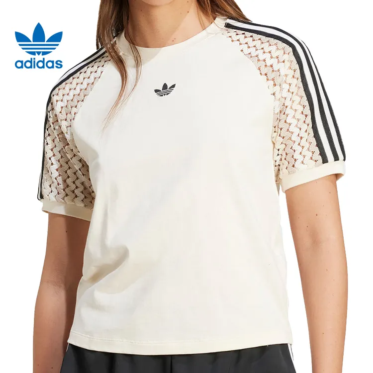 【夏日户外】adidas阿迪达斯三叶草夏季女子运动休闲短袖T恤KC0770