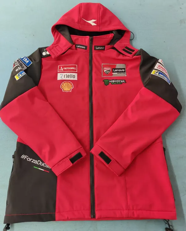 杜卡迪新款联名冲锋衣厂服防水防风拉链冲锋衣运动通用款式
