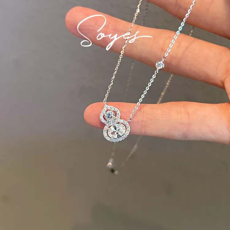 【达人专属】soyes/索野 坠链均925银 发财葫芦项链实物超闪不撞款新年礼物