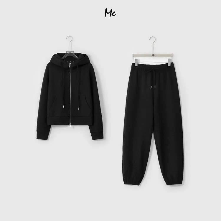 ME【钻石套装】100长绒棉菱格绗线显瘦时尚百搭保暖套装MESA5124