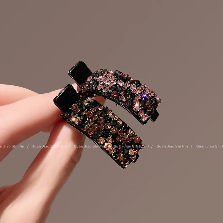 韩版时尚镶钻刘海碎发夹2025新款侧边夹头饰百搭气质发卡流行头饰