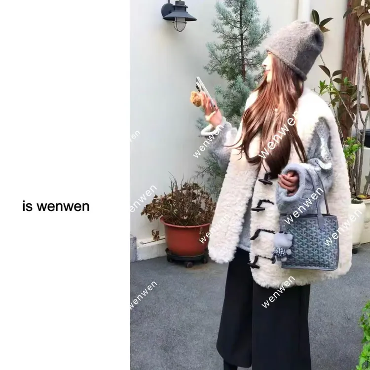 【WEN】手作温度 新款韩版设计感牛角扣马甲小众无袖上衣 YS1095