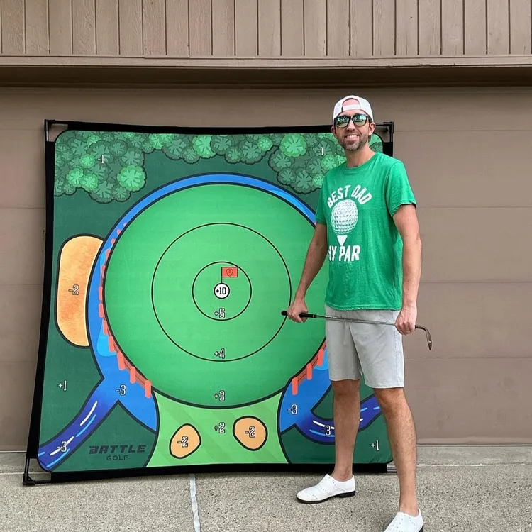 高尔夫挥杆居家办公室挥杆切杆娱乐击球练习器