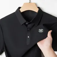 【撤柜清仓-两棵树】轻奢翻领Polo衫短袖 D059