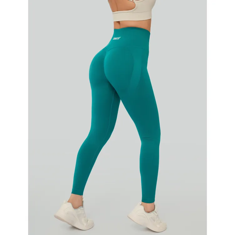 Zioccie/绮旖1.0无缝高腰收腹提臀健身裤性感弹力蜜桃运动瑜伽裤商品图