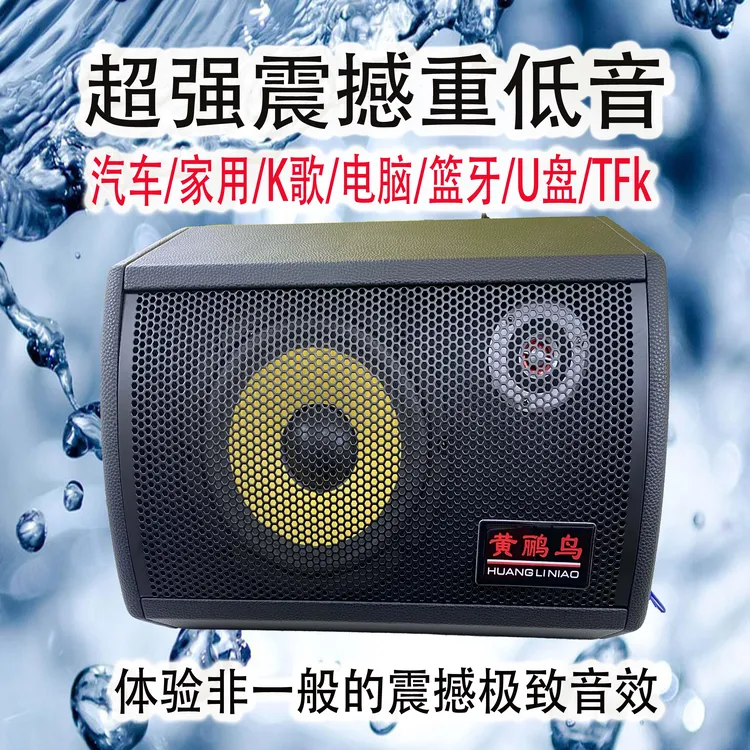 8寸扇形车载家用低音炮音响无线蓝牙音响大功率音效演出唱k歌便携