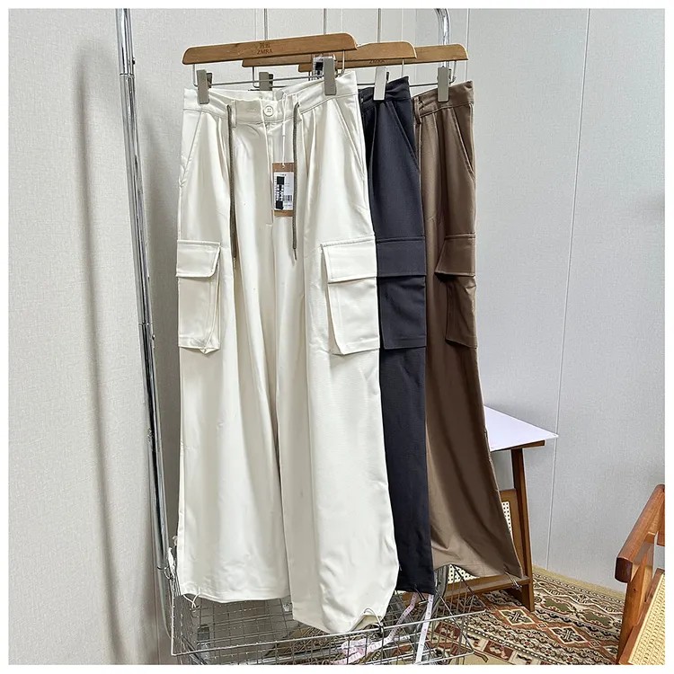 1K035春季新款休闲宽松直筒工装休闲裤