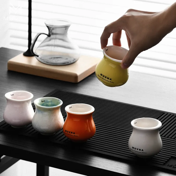 MUVNA慕威纳花不散陶瓷咖啡闻香品鉴酸甜杯风味手冲咖啡杯浓缩杯