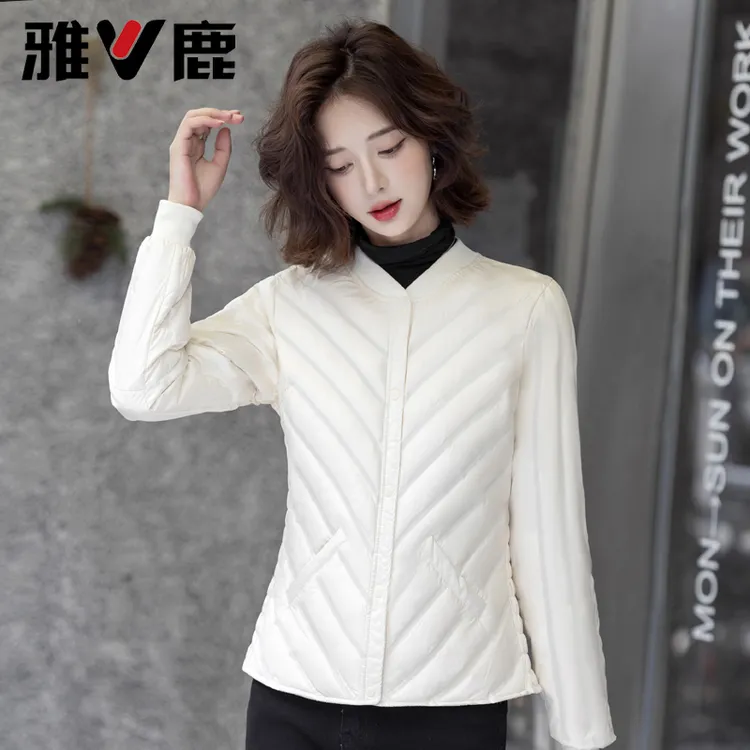 V/雅鹿羽绒服内胆女2025新款冬季轻薄修身妈妈款内穿保暖贴身马甲