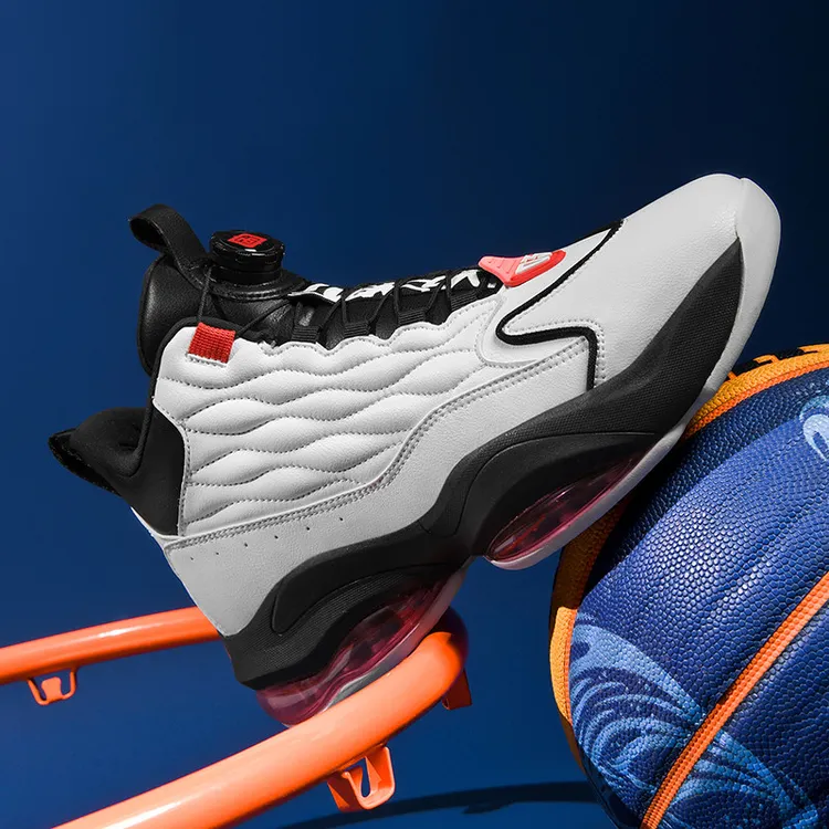 Iverson/艾弗森耐磨男鞋篮球鞋复古经典旋钮气垫休闲男鞋冬季加绒