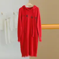 【半价q仓-唐长老自营】90810女装新款针织衫连衣裙A70-11