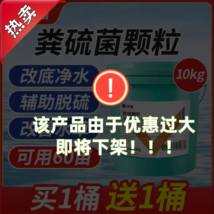 【买1送1】粪硫菌改底颗粒水产养殖硫化氢氧化菌硫细菌底改底改S