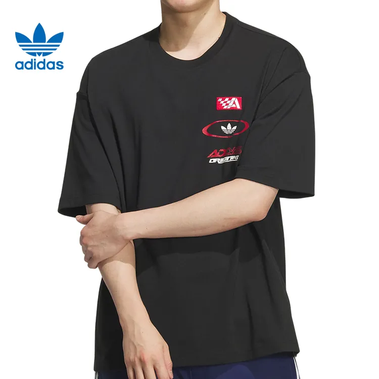 【流光风】adidas阿迪达斯三叶草男子运动休闲短袖T恤KH1197