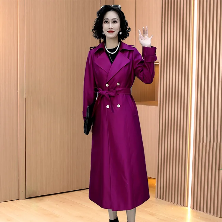 杭州意法风衣外套2025新款时尚洋气质贵夫人中长款大衣