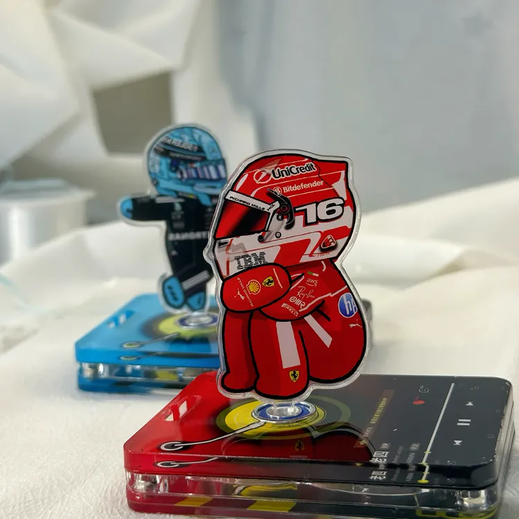 F1周边勒克莱尔拉塞尔nfc音乐旋转钥匙扣