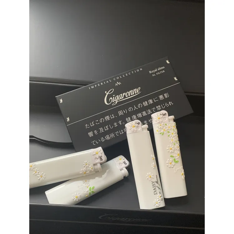 创意个性草蜢cricket打火机雏菊小清新砂轮明火ins送礼女生成品