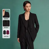 【小北专属】国风设计感西装外套女2024秋冬季百搭气质通勤气质西服