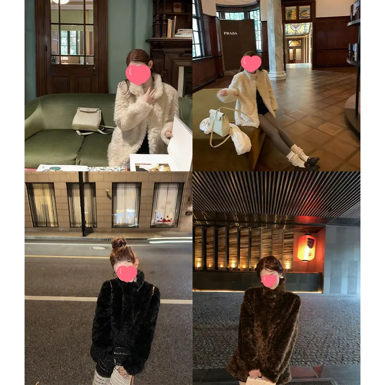 番茄侠2025富人区Teddy4.0 火爆返场`环保仿皮草毛毛外套