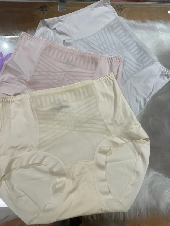 高腰轻塑收腹内裤女士透气显瘦蚕丝裆舒适亲肤底裤