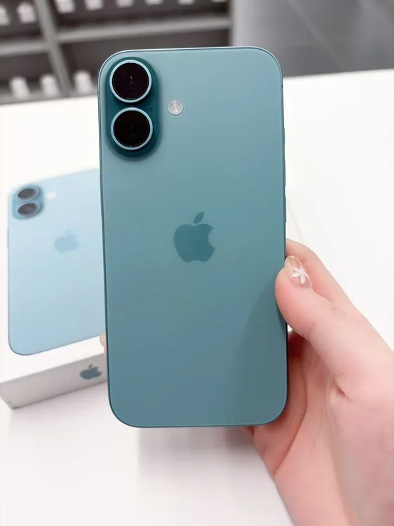 99新 Apple/苹果 样机苹果16深青色128G 电池93