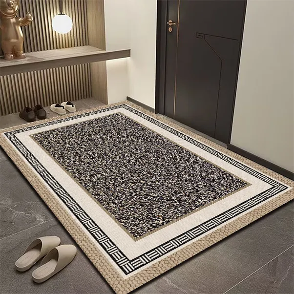 软硅藻泥防滑吸水家用卧室浴室玄关卫生间地垫入户门垫