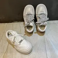 8297-1小白鞋网面休闲鞋时尚潮款老爹鞋百搭运动鞋贝壳头女鞋
