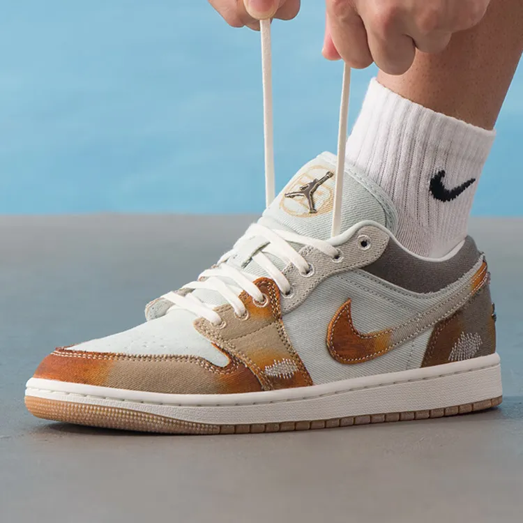 耐克（NIKE）男鞋JORDAN篮球鞋AJ1低帮运动鞋休闲鞋多色IM6664-991