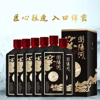 浏阳河酒【浩子专属】浓香白酒龙台乾隆玉玺500ml*6瓶 （JY）52度