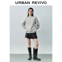 【HOT】UR2025秋季新款女休闲时尚趣味立体图案卫衣UYY450267