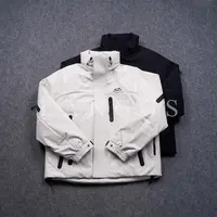  LANGGS&浪叔 美式廓形羽绒服潮流拉链口袋设计感外套-SD-99299