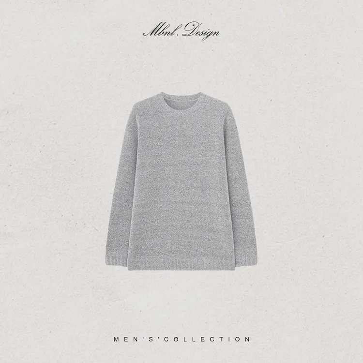 MBNL-F「QQ绒」秦磊男装7G织法羊毛混纺毛衣LL-WSY1122